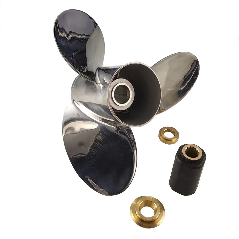 Outboard propeller,50–300 hp Stainless Steel Propeller, 16×21½, High Corrosion Resistance
