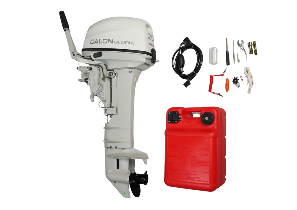 T20BS / 20HP 2 Stroke Boat Outboard Engine Marine Propulsion Motor For Private Water Use