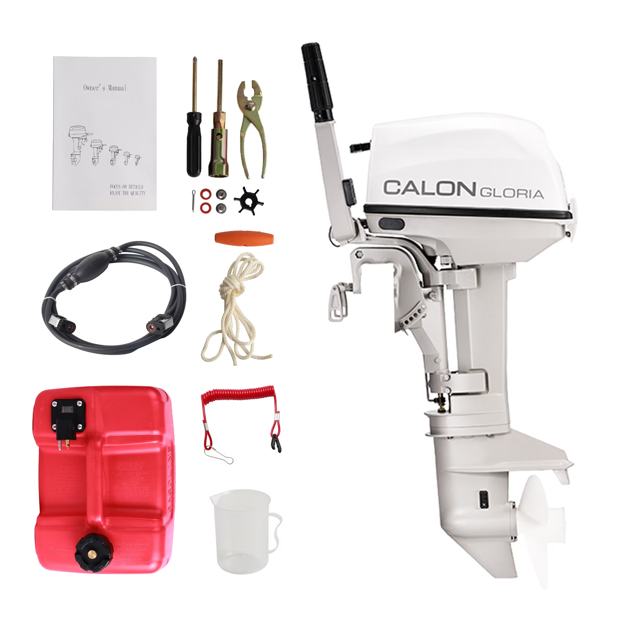 T9.8BS / 9.8HP 2 Stroke Boat Outboard Engine Marine Propulsion Motor For Private Water Use