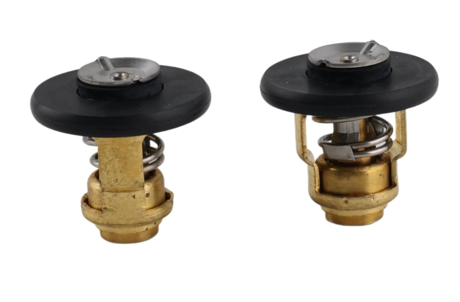 2Pcs 6FM-12411-00 Thermostat Replacement for Yamaha Outboard 20HP 24HP 25HP
