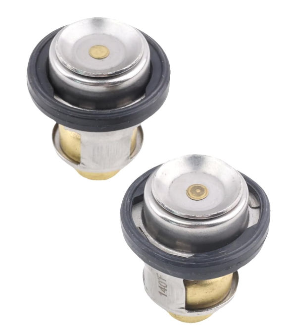 17670-93955 17670-93954 Thermostat （2pcs）Replacement for Suzuki Outboard 40HP 50HP 60HP
